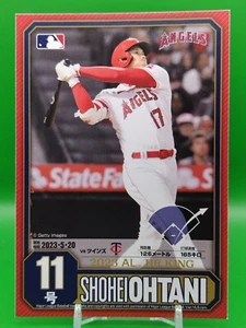 Postal Shohei Otani 2023 Liga Americana Home Run King Memorial Japón No. 11 - Imagen 1 de 10