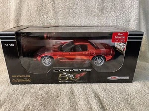 ERTL 1/18 2003 CORVETTE Z06 RED CHROME 1 OF 500 Sequential # NIB VHTF! - Picture 1 of 10