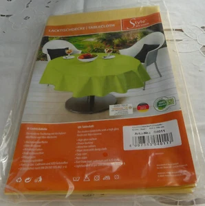 1 Tischdecke Lacktischdecke Lack Tischdecke ca 130 cm x 160 cm rechteckig gelb - Bild 1 von 4