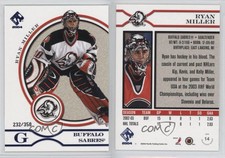 2003-04 Pacific Private Stock Reserve Blue /350 Ryan Miller #14