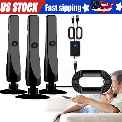 4K Rewave Antena, TV Antenna, Suction Cup TV Antenna Plug Play 3m Cable 2024 LOT - Image 1 of 4