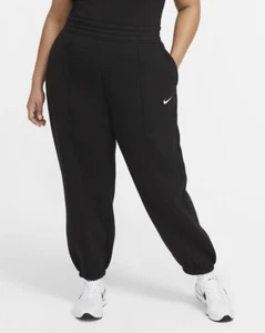 Nike Unisex Sport Trousers Size 1X Fleece Loose Fit Sweatpants Logo DH1045-010 - Picture 1 of 9