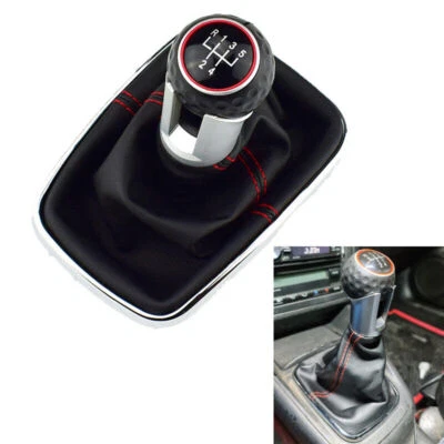 5 Speed Gear Shift Knob For Volkswagen Mk4 Golf/GTI/R32 Mk4 Jetta/Bora 1999-04 - Image 1 of 4