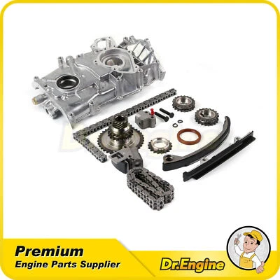 Kit de cadena de distribución con bomba de aceite para Nissan 240SX LE SE 1991-1994 base 2,4 L L4 Foto 1 de 4
