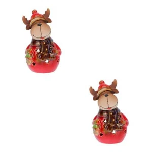Set of 2 Tischdekorationen Für Partys Leuchter Dekorative Lichter Büro - Bild 1 von 12