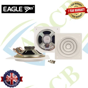 Eagle 100 V Line Square Flush Fit Ceiling Speaker 4W - Picture 1 of 1