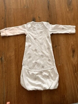 PURE BABY White Dandelion Sleep Suit 000 0-3mths - image 1 of 4