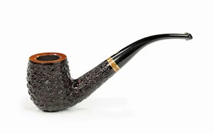 PIPA SAVINELLI PORTO CERVO 606 KS 6mm BILLIARD RUSTICATA MARRONE +50 SCOVOLINI - Picture 1 of 5