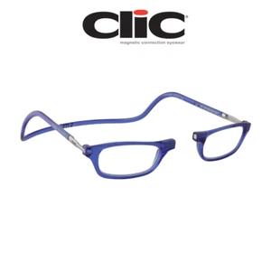 Reading Glasses Clic Classic Blue Hoya Lens 100% Authentic Clic Products - Picture 1 of 30