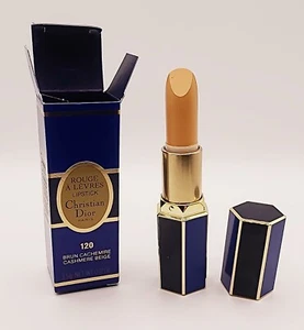 Christian Dior Lipstick - Brun Cachemire (Cashmere Beige) - 120 - NEW VINTAGE - Picture 1 of 3