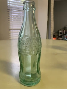 BOTTIGLIA COCA COLA VINTAGE Palatka Florida HOBBLESKIRT VETRO 6 OZ - Foto 1 di 2