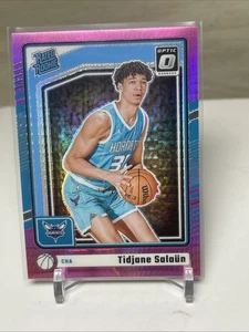 Tidjane Salaun 2024-25 Donruss Optic Pink Hyper Prizm Rated Rookie Card No. 286 - Bild 1 von 4