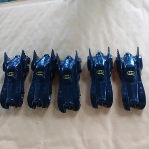 Lot of 5 Vintage Batman Batmobile DC Comics 1989 Toy Car - Picture 1 of 17