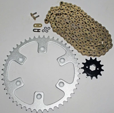 2003-2014 Honda CRF230F 230 F золото O кольцо цепи и звездочки 13/49 110L - Изображение 1 из 4