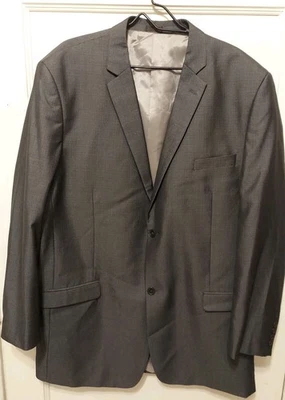 Stacy Adams Gold Men's Size 46XL Gray Two Button Blazer Sport Coat Jacket - Image 1 of 4