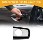 Exterior Door Handle Cover Trim for Buick Regal LaCrosse Encore Black ABS