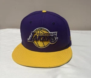 Men's Mitchell & Ness  NBA Los Angeles Lakers Snapback Hat Cap Hardwood Classic - Picture 1 of 3