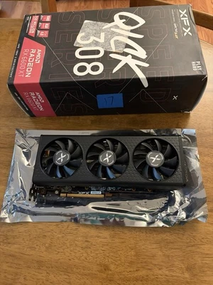 XFX Speedster QICK 308 AMD Radeon RX 6600 XT Black GDDR6 8GB Graphics Card - Image 1 of 4