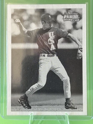 Bowman Heritage Chase Utley Rookie RC #304 2001 Phillies Foto 1 de 2