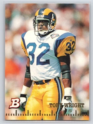 1994 Bowman #122 Toby Wright - RC Rookie - Rams - Image 1 of 2