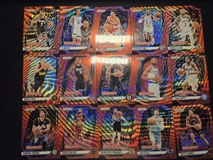 Lote de 15 tarjetas Panini Prizm Monopoly Red Wave Prizm 2024-25 - Imagen 1 de 10