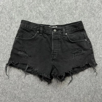 Pantalones cortos de mezclilla Free People We The Free Now or Never para mujer talla 25 botón mosca Foto 1 de 4