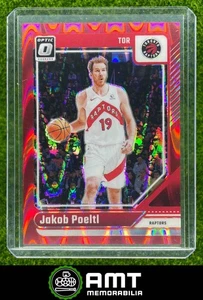 2024-25 Panini Donruss Optic #65 Jakob Poeltl Red Seismic 32/149 Toronto Raptors - Picture 1 of 3