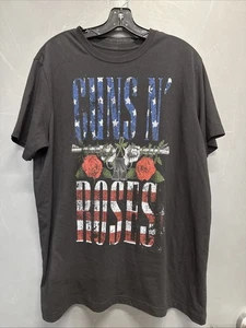 Guns N Roses Stars And Stripes Kurzarm T-Shirt vorne Grafik Gr. XL - Bild 1 von 4