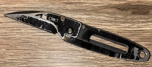 CRKT PECK 5520K Pocket Knife Frame Lock Plain Edge Blade Money Clip - Picture 1 of 2