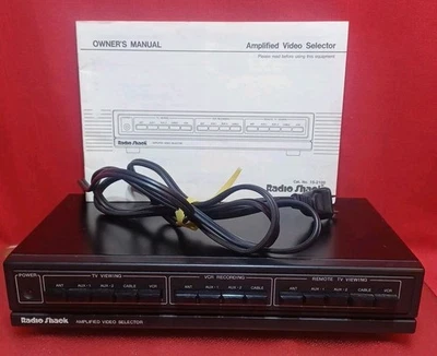 RADIO SHACK Amplified Video Selector Model 15-2100A - Image 1 of 4