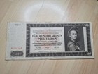 500 Kronen Böhmen Und Mähren 1942 Deutschland Besatzung Banknote Ausgabe 1