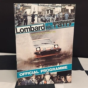 1980 RAC LOMBARD RAC RALLY GREAT BRITAIN PROGRAMME TALBOT SUNBEAM LOTUS TOIVONEN - Picture 1 of 6
