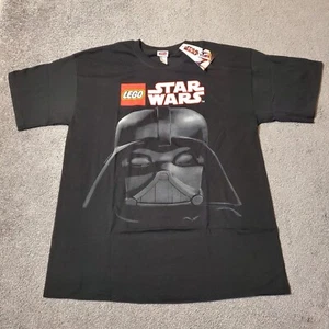 Vintage Star Wars Shirt Herren Large Schwarz Film Cartoon Darth Vader Lego - Bild 1 von 9