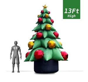 Giant 13 FT Inflatable Christmas Tree outdoor decor with air blower included - Picture 1 of 5