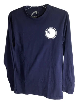 Camiseta Mountain Khakis Para Mujer S Azul Marino Manga Larga Cuello Redondo Pullover Foto 1 de 4