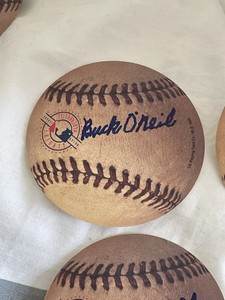 Buck O'Neil Signed Baseball Cards Autograph Negro League Baseball Stars HOF RIP