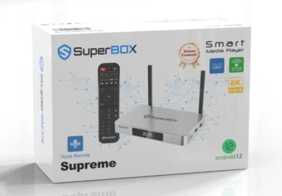 🔥🔥🔥 Latest 2025 Superbox Supreme 20+ Exclusive Premium. Ultra vSeeBox Max - Image 1 of 4