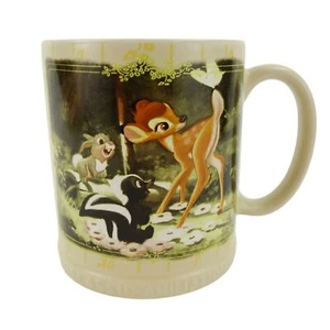 Disney Store Bambi Thumper Classic Animation Graphic Ceramic Coffee Cup - Picture 1 of 7