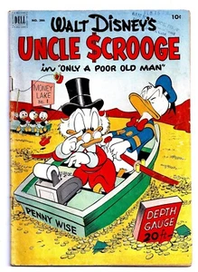 CUATRO COLORES # 386 TÍO SCROOGE # 1 EDAD DE ORO PRIMERA CUBIERTA SCROOGE 1952 EN MUY BUENA CONDICIÓN+ 5,5 - Imagen 1 de 2