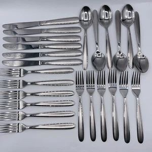 Oneida Posate Acciaio Inox 24 Pz Penisola Castello Giordano Forchette Cucchiai Coltello - Foto 1 di 14
