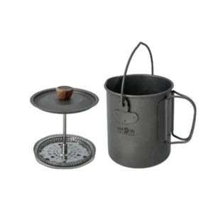 French Press Origin Outdoors Titan, Ausgießer und Füllstandanzeige - ca. 750 ml - Picture 1 of 8