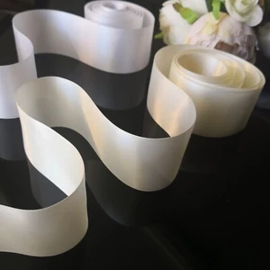 SATIN Wedding Car Ribbon 50 MM X 1-10 Meters Double Face FLAT PACKED FREE POST - Picture 1 of 4