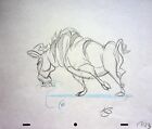 Timon & Pumbaa 1995 SIGNED Romy Garcia Production HERMAN Hand Drawn Pencil
