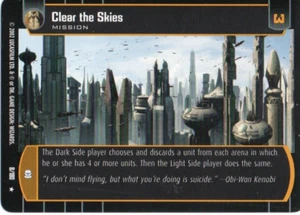 Star Wars TCG - AOTC - Clear the Skies #8 Rare - Picture 1 of 1