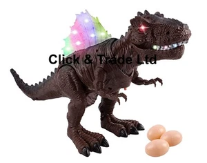 Spielzeug Dinosaurier Spinosaurus Ei Legen Batterie Gehen Dinosaurier 11" hohe Spielzeugfigur - Bild 1 von 10