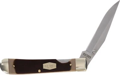 Old Timer 294OT Liner Lock Trapper 7.2in Traditional Pocket Knife with 1 High - Image 1 of 4
