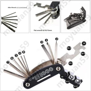Multifunction Repair Tool Kit Allen Key Hex Socket Wrench For Suzuki Motorcycle - Picture 1 of 11