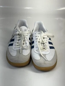Adidas Samba OG White Night Indigo Gum Mens Fashion Shoes - Picture 1 of 8