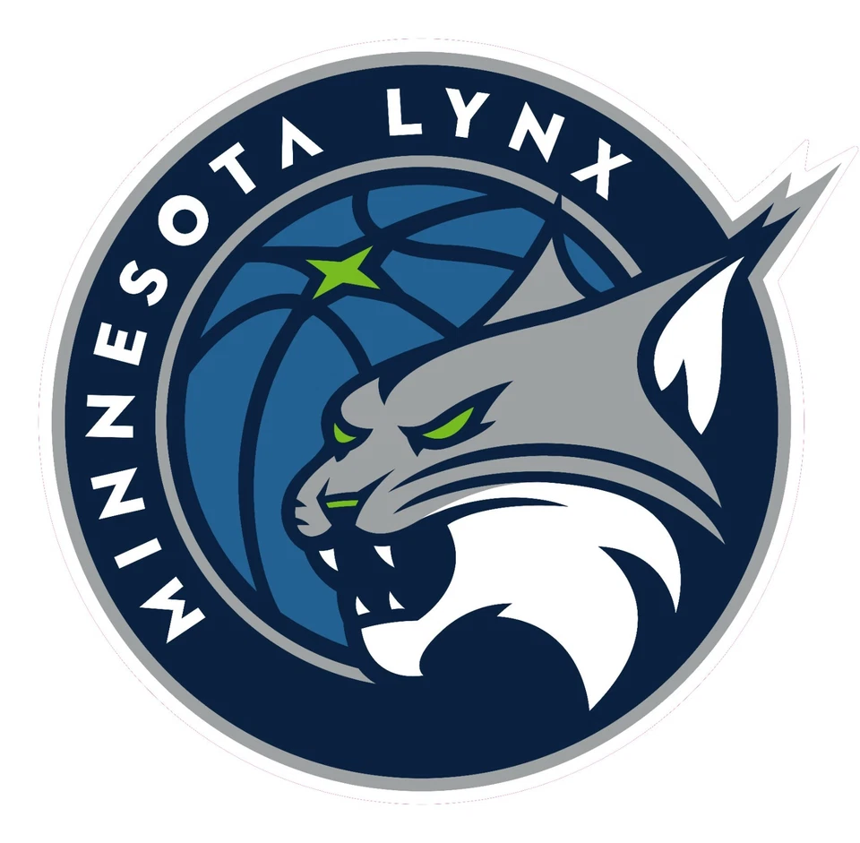 (NO ES UN PARCHE) Minnesota Lynx Mujer Baloncesto Transferencia de Calor Vinilo Hierro En HTV Foto 1 de 1