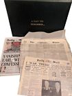 Newspaper collection 100 Years 1855 1955 Vintage Gift Victorian antique Feb 28